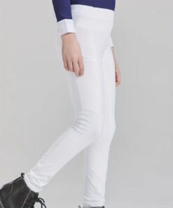Alternative view of Pantalon concours blanc avec grippe
