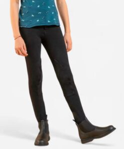 Pantalon équitation Fouganza enfant - 100 noir