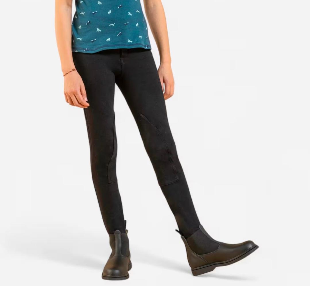 Pantalon équitation Fouganza enfant - 100 noir