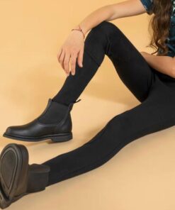 Alternative view of Pantalon équitation Fouganza enfant - 100 noir